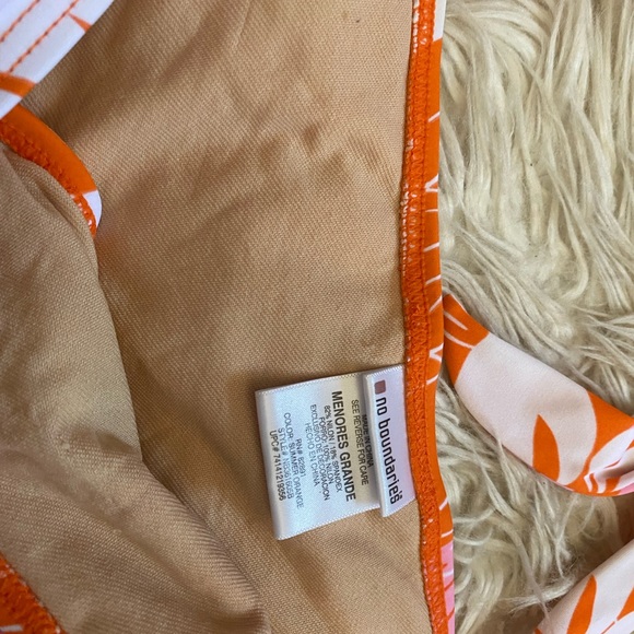 NO BOUNDARIES KIDS girls floral tropical bikini size medium gold condition! - Picture 4 of 13